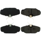 Purchase Top-Quality Rear Semi Metallic Pads by CENTRIC PARTS - 102.06100 pa6
