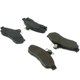 Purchase Top-Quality Plaquettes arrière semi-métallique par CENTRIC PARTS - 102.06280 pa1
