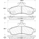 Purchase Top-Quality Plaquettes arrière semi-métallique par CENTRIC PARTS - 102.06280 pa10