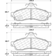 Purchase Top-Quality Plaquettes arrière semi-métallique par CENTRIC PARTS - 102.06280 pa3