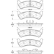 Purchase Top-Quality Rear Semi Metallic Pads by CENTRIC PARTS - 102.06670 pa3