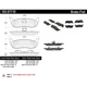 Purchase Top-Quality Rear Semi Metallic Pads by CENTRIC PARTS - 102.07110 pa1