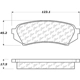 Purchase Top-Quality Rear Semi Metallic Pads by CENTRIC PARTS - 102.07730 pa1