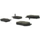 Purchase Top-Quality Rear Semi Metallic Pads by CENTRIC PARTS - 102.07750 pa4