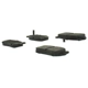 Purchase Top-Quality Rear Semi Metallic Pads by CENTRIC PARTS - 102.07750 pa8