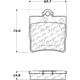 Purchase Top-Quality Plaquettes arrière semi-métallique par CENTRIC PARTS - 102.07790 pa4