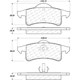 Purchase Top-Quality CENTRIC PARTS - 102.07910 - Rear Disc Brake Pad Set pa10