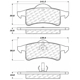 Purchase Top-Quality CENTRIC PARTS - 102.07910 - Rear Disc Brake Pad Set pa2