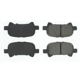 Purchase Top-Quality CENTRIC PARTS - 102.08280 - Rear Disc Brake Pad Set pa2