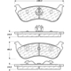 Purchase Top-Quality Rear Semi Metallic Pads by CENTRIC PARTS - 102.08810 pa1