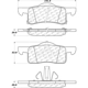 Purchase Top-Quality Plaquettes arrière semi-métallique by CENTRIC PARTS - 102.09350 pa6