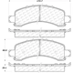 Purchase Top-Quality Plaquettes arrière semi-métallique par CENTRIC PARTS - 102.09740 pa7