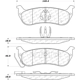 Purchase Top-Quality Rear Semi Metallic Pads by CENTRIC PARTS - 102.09980 pa8