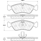 Purchase Top-Quality Plaquettes arrière semi-métallique par CENTRIC PARTS - 102.10060 pa4
