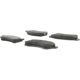 Purchase Top-Quality Rear Semi Metallic Pads by CENTRIC PARTS - 102.10300 pa6
