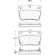Purchase Top-Quality Plaquettes arrière semi-métallique par CENTRIC PARTS - 102.10510 pa9