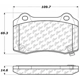 Purchase Top-Quality Plaquettes arrière semi-métallique par CENTRIC PARTS - 102.10530 pa1