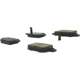 Purchase Top-Quality Rear Semi Metallic Pads by CENTRIC PARTS - 102.11030 pa2