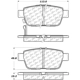 Purchase Top-Quality Plaquettes arrière semi-métallique par CENTRIC PARTS - 102.11030 pa4