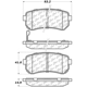 Purchase Top-Quality CENTRIC PARTS - 102.11570 - Rear Semi Metallic Pads pa5