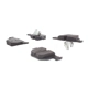 Purchase Top-Quality Rear Semi Metallic Pads by CENTRIC PARTS - 102.11700 pa6