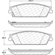 Purchase Top-Quality Plaquettes arrière semi-métallique par CENTRIC PARTS - 102.11940 pa7