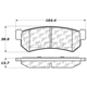 Purchase Top-Quality Rear Semi Metallic Pads by CENTRIC PARTS - 102.13150 pa1