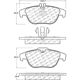 Purchase Top-Quality Plaquettes arrière semi-métallique par CENTRIC PARTS - 102.13410 pa2