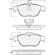 Purchase Top-Quality Plaquettes arrière semi-métallique par CENTRIC PARTS - 102.13410 pa7