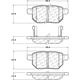 Purchase Top-Quality Rear Semi Metallic Pads by CENTRIC PARTS - 102.14230 pa1