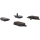 Purchase Top-Quality Rear Semi Metallic Pads by CENTRIC PARTS - 102.14230 pa3