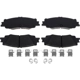 Purchase Top-Quality Rear Semi Metallic Pads by CENTRIC PARTS - 102.24390 pa1