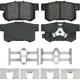 Purchase Top-Quality Rear Semi Metallic Pads by DURAGO - BP1086MS pa2