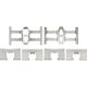 Purchase Top-Quality Rear Semi Metallic Pads by DURAGO - BP1086MS pa5