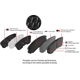 Purchase Top-Quality Rear Semi Metallic Pads by DYNAMIC FRICTION COMPANY - 1214-0702-10 pa5
