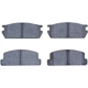 Purchase Top-Quality Rear Semi Metallic Pads by DYNAMIC FRICTION COMPANY - 1551-0235-00 pa8