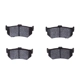 Purchase Top-Quality Rear Semi Metallic Pads by DYNAMIC FRICTION COMPANY - 1551-0277-00 pa8