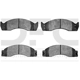 Purchase Top-Quality Plaquettes arrière semi-métallique par DYNAMIC FRICTION COMPANY - 1551-0411-00 pa11