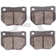 Purchase Top-Quality Rear Semi Metallic Pads by DYNAMIC FRICTION COMPANY - 1551-0461-00 pa8