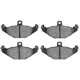 Purchase Top-Quality Rear Semi Metallic Pads by DYNAMIC FRICTION COMPANY - 1551-0491-00 pa8