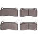 Purchase Top-Quality DYNAMIC FRICTION COMPANY - 1551-0968-00 - Front Disc Brake Pads pa1