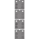 Purchase Top-Quality Rear Semi Metallic Pads by DYNAMIC FRICTION COMPANY - 1551-0971-00 pa1