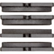 Purchase Top-Quality Rear Semi Metallic Pads by DYNAMIC FRICTION COMPANY - 1551-0971-00 pa3