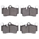 Purchase Top-Quality DYNAMIC FRICTION COMPANY - 1551-0978-00 - Rear Disc Brake Pads pa1