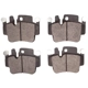 Purchase Top-Quality DYNAMIC FRICTION COMPANY - 1551-0993-00 - Rear Disc Brake Pads pa1