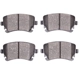 Purchase Top-Quality DYNAMIC FRICTION COMPANY - 1551-1018-00 - Rear Disc Brake Pads pa1