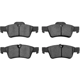 Purchase Top-Quality DYNAMIC FRICTION COMPANY - 1551-1122-00 - Rear Disc Brake Pads pa1