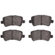 Purchase Top-Quality DYNAMIC FRICTION COMPANY - 1551-1307-10 - Rear Disc Brake Pads pa1