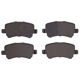 Purchase Top-Quality DYNAMIC FRICTION COMPANY - 1551-1307-10 - Rear Disc Brake Pads pa2