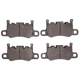Purchase Top-Quality DYNAMIC FRICTION COMPANY - 1551-2046-00 - Rear Disc Brake Pads pa1